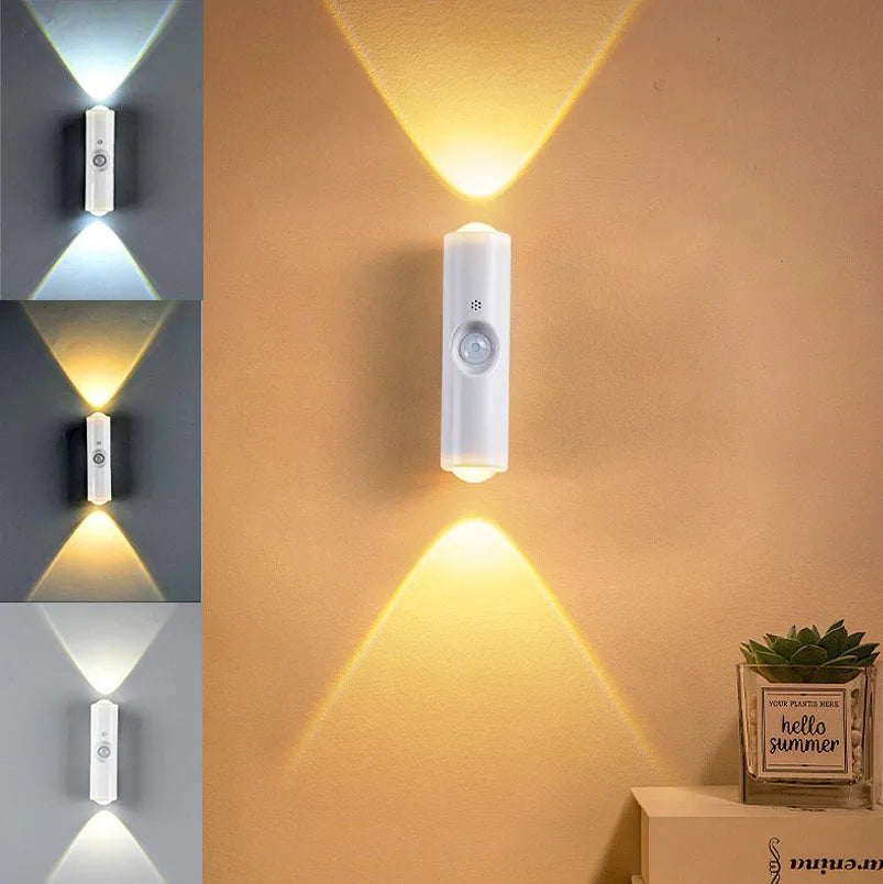 Oplaadbare LED Wandlamp met Bewegingssensor