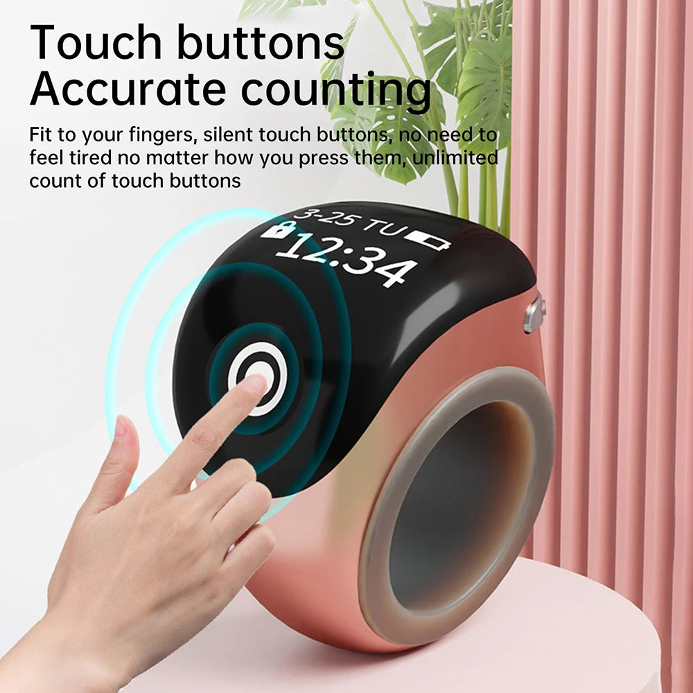 S8 Pro Smart Ring – Bluetooth Teller met OLED Display