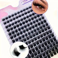 DIY Cluster Wimperextensions – D Curl Mix