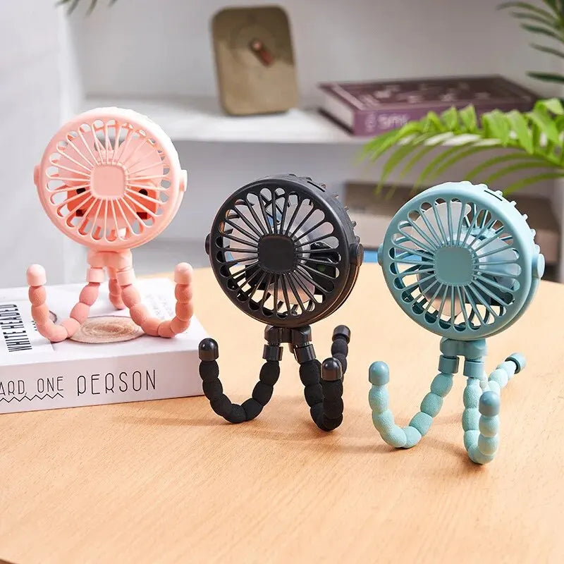 Draagbare USB Mini Ventilator – Octopus