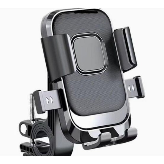 Telefoonhouder voor fiets- en motorstuur, telefoonklem met draaibare beugel, compatibel met smartphones van 4,7 tot 7,2 inch